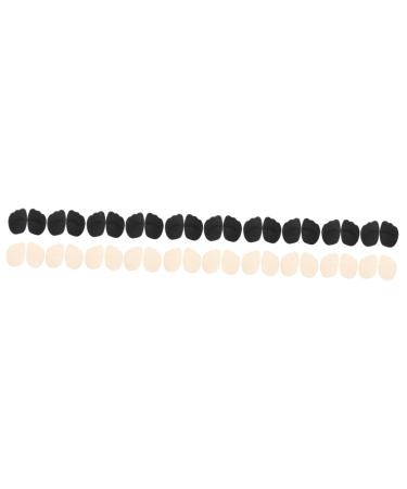 Healvian 20 Pairs Sponge Forefoot Pad Anti-Slip Shoe Grips Big Shoe Filler Adjustable Shoe Filler Cauliflower Ear Corrector Girl Heels High Heel Invisible Sticker Knitted Fabric Girl Child