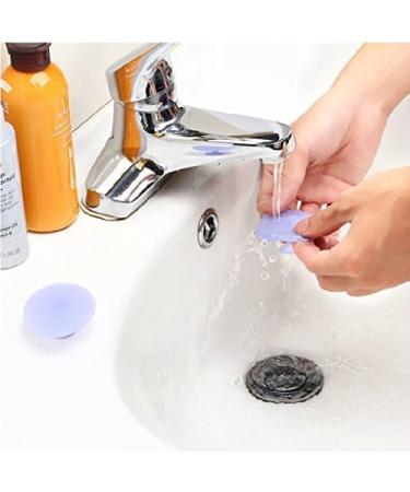 1 PC Blue Silicone Wash Face Pad Face Scrub Pad Exfoliating Blackhead Cleaning Brush Face Deep Cleaning Baby Women Face Brushs Deft - Buy Online on GoSupps.com
