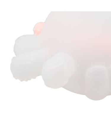 Soothing Silicone Pacifier Toys for Babies | Comfortable Chewable & Washable Teething Relief - Transparent Pink - Buy Online on GoSupps.com