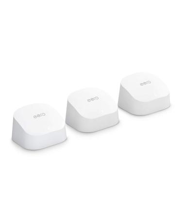 Amazon eero 6 Mesh Wi-Fi System 3-Pack 2020 Release | Speeds up to 500 Mbps | Alexa Compatible | Covers 4,500 sq. ft. | Router + 2 Extenders Included - Buy Online on GoSupps.com