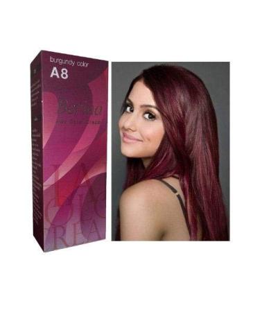 Buy Berina Hair Color Cream A08 - Permanent Burgundy | International Shipping Available - Buy Online on GoSupps.com