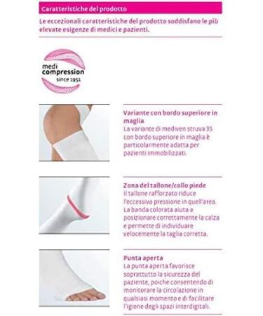 Shop Medi Medive Struva 23 Clinical Compression Stockings | STIPTIONS | Multi-Use Schenkelstrumpf Size IV | White with Nobby Ligament - International Shipping Available - Buy Online on GoSupps.com