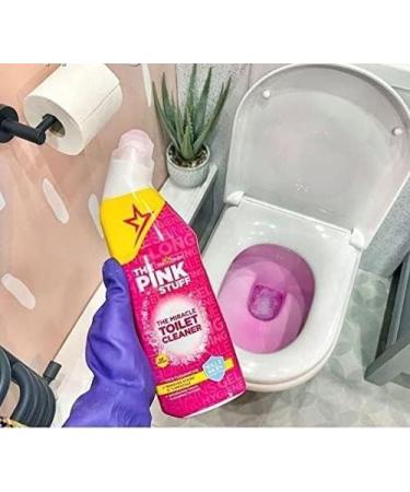 The Pink Stuff The Miracle Toilet Cleaner Gel 6Pk x 750ml + Our Gift for You: Organza Bag Size: 9 x 7 x 0.1cm - Buy Online on GoSupps.com