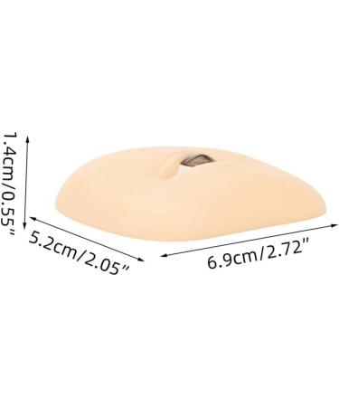 Housoutil 5pcs Makeup Practice Skin Silicone Molds Eyeline Practice Skin Eye Makeup Board Eye Plate Blank - Buy Online on GoSupps.com