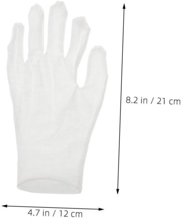 Gogogmee 12 Pairs Moisturizing Gloves Girl Moisturize Gloves Adult Gloves Formal Gloves Adult Cotton Glove Men's Gloves Work Gloves White Cotton Gloves Working Gloves White Gloves Cotton - Buy Online on GoSupps.com