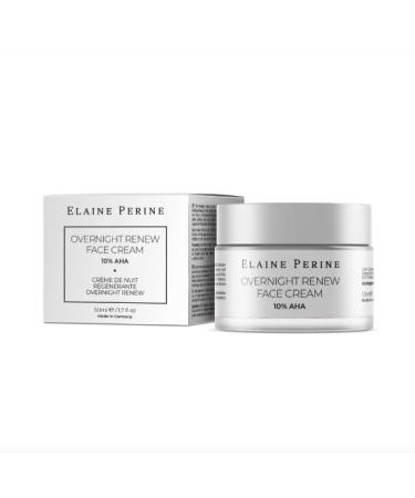 Face Night Cream Exfoliating 10% AHA Blemished Skin Open Pores Remove Pimples Face Scrub 50ml - by Elaine Perine Made in Germany