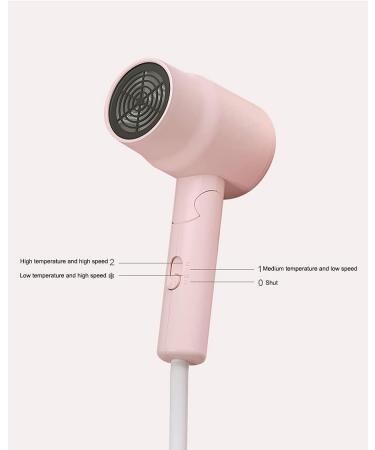 Hairdryers for Women Cute Travel Hair Dryers Compact Portable Hair Dryer Student Mini Hair Dryer 3 Temperature and 2 Wind Speed - Buy Online on GoSupps.com