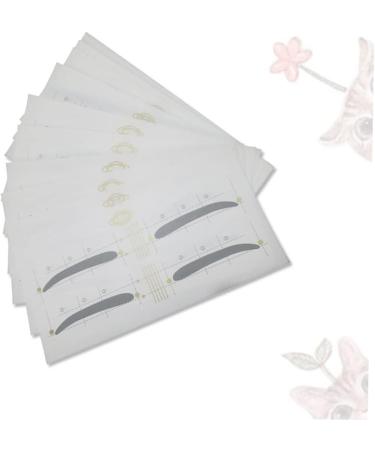 MAGICLULU 36 Pcs 48 Eyebrow Card Eyebrow Tracer Eyebrow Stencil Kit Eyebrow Grooming Stencils Non Woven Quick - Buy Online on GoSupps.com