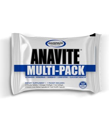 Gaspari Nutrition Anavite 5-in-1 Multi-Vitamin Pack with CLA, Omega 3s, Gut and Liver Detox - 30 Servings - Buy Online on GoSupps.com