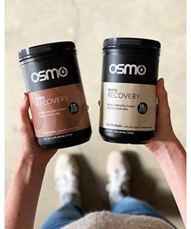 OSMO Rapid Recovery Mix | Whey Isolate & Micellar Casein Powder | Chocolate Flavor | Natural Ingredients | 14 Servings - 20 oz - Buy Online on GoSupps.com