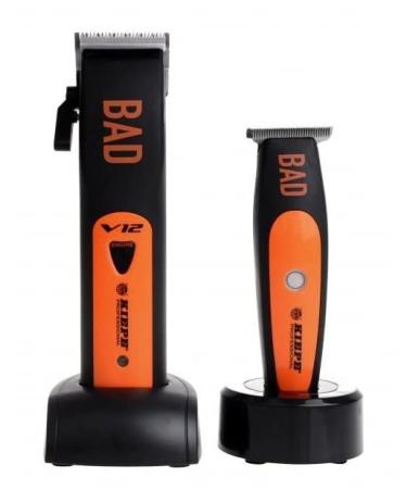 Professional Hair Clipper Bath Combo Set - Kiepe Italia | Black/Orange | International Shipping Available - Buy Online on GoSupps.com
