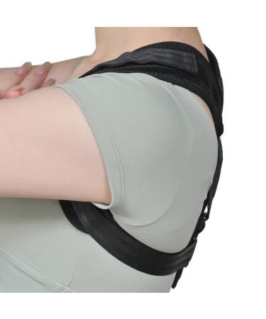 New Adjustable Shoulder Support with Breathable Mesh (Black) - Buy Online on GoSupps.com