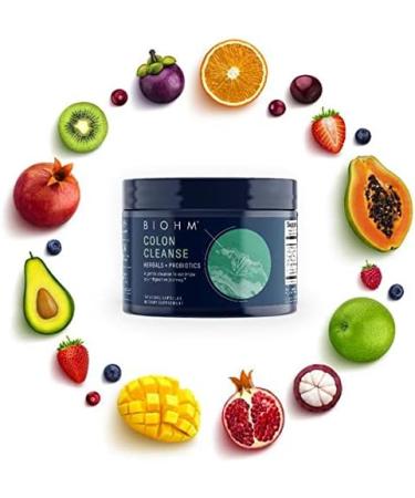 BIOHM 7-Day Colon Cleanse Detox with Probiotics - Constipation and Bloating Relief - Non-GMO Vegetarian - 14 Capsules - Buy Online on GoSupps.com