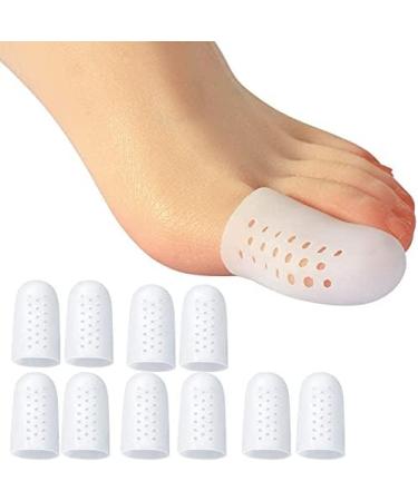 Buy Latrate 5 Pairs Toe Protection Sleeves - Breathable Toe Sleeves for Pain Relief | Bubbles Chicken Eyes Ingrown Toenails - 10 Large Pieces - Buy Online on GoSupps.com