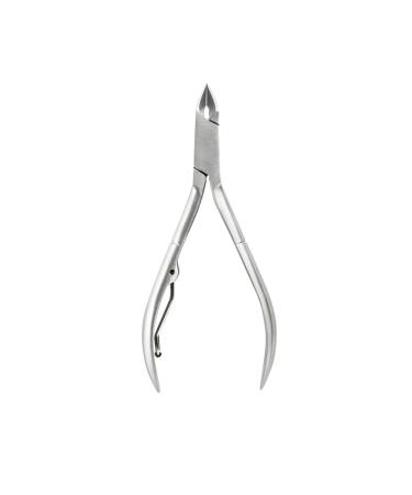 WOMO Manicure Leather Nippers Stainless Steel Satin 10 cm Black Regular Contemporary