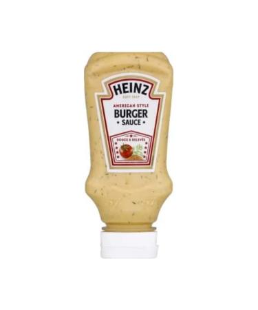 Heinz American Burger Sauce Top Down Soft Bottle 230g