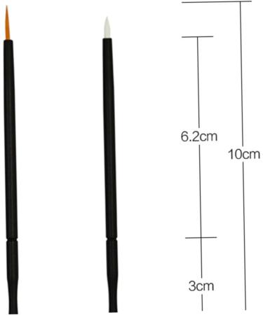 Didiseaon 100pcs Wand Applicator Eyeliner Liquid Eye Makeup Tools 15cmX10cm Black - Buy Online on GoSupps.com