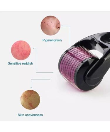 Derma Roller Beard Care Roller 1mm Titanium 540 Micro Needle Roller for Men and Women Microneedle Roller for Stimulate Hair Growth Facial Skin Care Anti Ageing Wrinkle Scar Removal Acne Spot - Buy Online on GoSupps.com