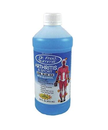 DR FRED Dr.fred Epsom Salt Blue 16oz Cool Blue Ice 16 Fl Oz (Pack of 1)