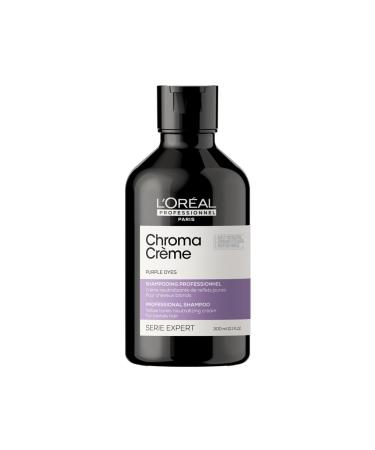 L'Or al Professionnel | Neutralizing Shampoo for Blonde to Platinum Blonde Hair Anti-Yellow Tones Care Formula Chroma Cr me Violet Serie Expert