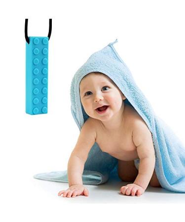 Kids Teething Silicone Chewing Necklace & Pencil Topper Set (4 Pieces) - Buy Online on GoSupps.com