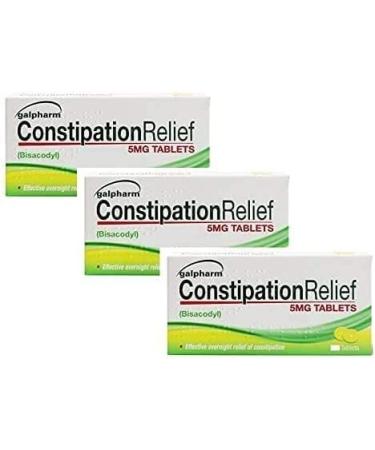 60 Tablets Galpharm Constipation Relief | Overnight Relief from Constipation | 5mg Bisacodyl