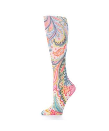 Red Moby Celeste-Stein-CMPS-2-2218 Womens 15-20 mmHg Compression Sock - Tropical Calypso