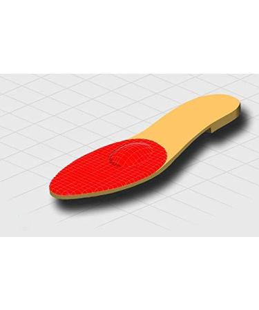 Pedag Half Leather Inserts with Forefoot Latex Cushion (Princess) - US Women 9-10 EU 39/40 - Buy Online on GoSupps.com