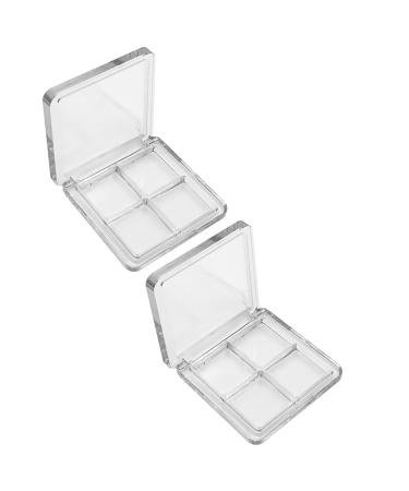 Beaupretty 6-Compartment Lipstick & Eyeshadow Palette Holder Clear Makeup Organizer for Pigment Trays & Travel - Buy Online on GoSupps.com