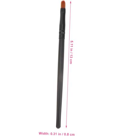 Angoily 20 Pcs Nose Shadow Brush Mix Miss Wooden Handle Brush 13x0.8cmx2pcs Blackx2pcs - Buy Online on GoSupps.com