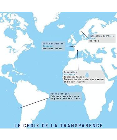 Omega 3 3000mg Defense Food Supplement Labeled Fish Oil High Concentration of EPA and DHA Highly Bioavailable 90 Capsules 1 Month Treatment Made in France Nutripure - Buy Online on GoSupps.com