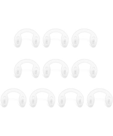 Eriction 10pcs Soft Silicone Nose Pads - U-Formed Belt Bridges & Anti-Slip Nasal Cushions for Glasses - Buy Online on GoSupps.com