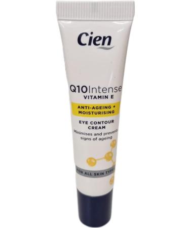 Cien Q10 Intense Vitamin E Anti-Ageing Moisturising Eye Contour Cream 15ml Reduce Wrinkles and Revitalize Your Eyes - Buy Online on GoSupps.com