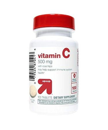 Vitamin C w/Rose Hips Dietary Supplement Caplets - 100ct - up & up