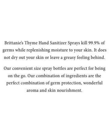 Organic Travel Hand Sanitizer Spray 2 oz - 6 Pack | Lavender Scented | Vitamin E Aloe Moisturizing | Non Greasy Formula - Buy Online on GoSupps.com