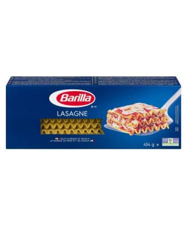 Barilla Pasta Wavy Lasagne - 454 Grams per Unit (Pack of 12 Units)