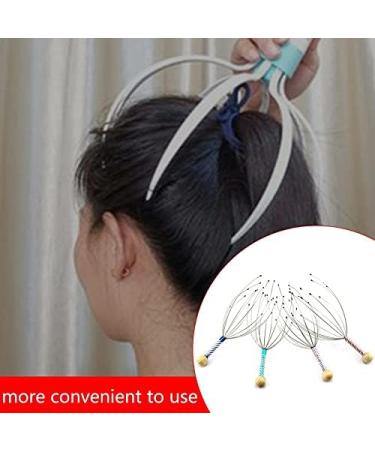 Greattangle-u Relaxing Head Massage Gripper | Engraved Steel Wire Scalp Massager for Stress Relief | International Shipping Available - Buy Online on GoSupps.com