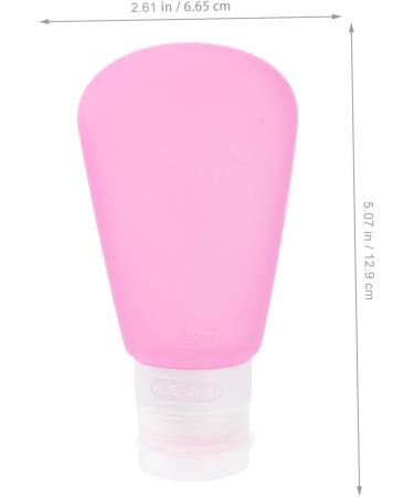 3pcs Silicone Press Bottle Refillable Bottles Leakproof Containers Shampoo Bottle Portable Travel Bluex3pcs Size 3x3pcs - Buy Online on GoSupps.com