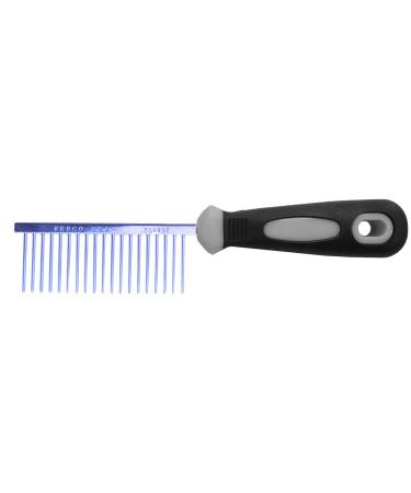 Resco Professional antistatic dog cat pet comb for fur care steel pencils rough tooth spacing Candy Blue Coarse Candy Blue