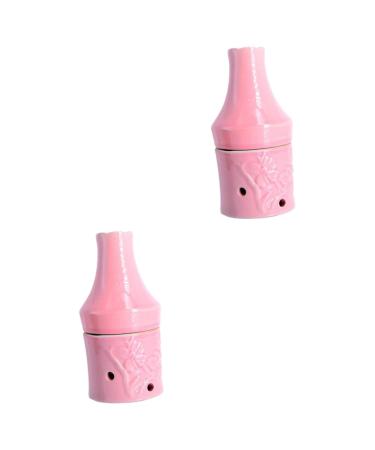 GATUIDA MOXIBUSTION Delivery 2 STK Massage device Ceramic Moxibuspose Moxa heater MOXA can MOXA massage pot MOXA HORTING MOXA burner ceramic Moxibustion room pink