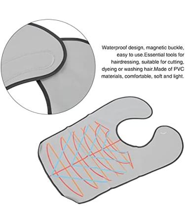Professional Waterproof Hair Cutting Collar - Grey Salon Neck Cape for Stylists - Buy Online on GoSupps.com