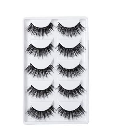 Buy ICYCHEER 5 Pairs 3D Artificial Eyelashes - Long Thick Soft & Luxurious Wispy Faux Lash Extensions (TW08) - International Shipping Available - Buy Online on GoSupps.com