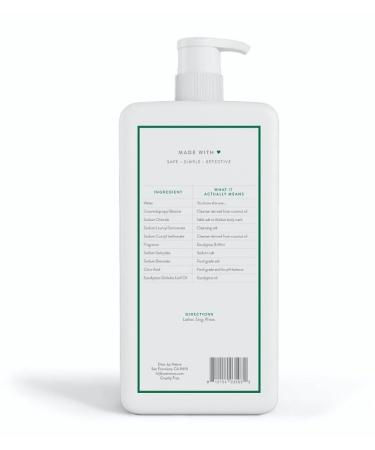 Native Body Wash with Pump - Eucalyptus & Mint Sulfate Free 36 oz | International Shipping Available - Buy Online on GoSupps.com