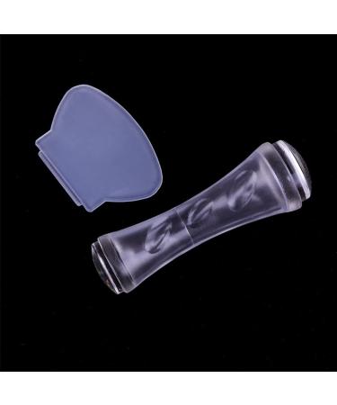 HEALLILY 2pcs Double Head Nail Art Stamper - Transparent Manicure Printing Tool for Perfect Nail Designs - Buy Online on GoSupps.com