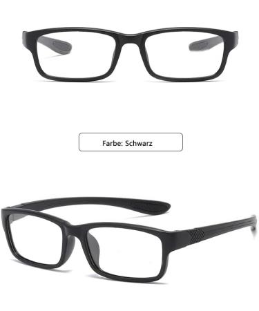 Eyglajdd TR90 Reading Glasses for Women & Men - Rectangle Two-Tone Spring Hinge - 4-Pack Blue Light Blocking - Stylish Black & Blue Red & Black Gray & Red - 2.0x Magnification - Buy Online on GoSupps.com