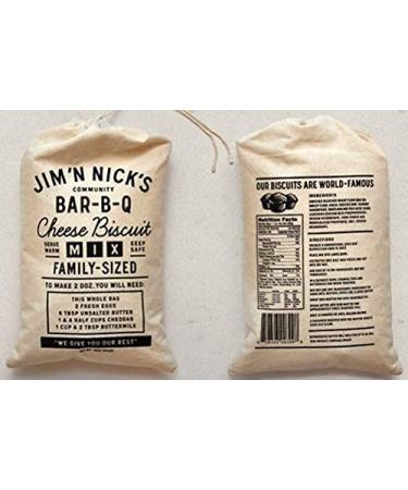 Jim N Nicks Cheese Biscuit Mix - 17 oz Bag, Makes 2 Dozen Delicious Biscuits, Nonperishable, Great Gift! - Buy Online on GoSupps.com