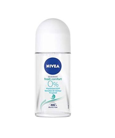 Nivea Deo Roll On - Fresh Comfort - 50 Mililiter 1.69 Fl Oz (Pack of 1) Fresh