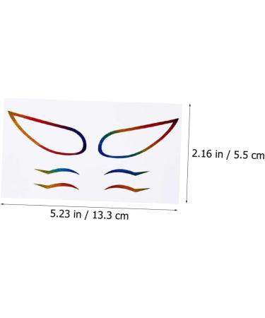  POPETPOP POPETPOP 8 Sets Colored Eyeliner Stickers Self-Adhesive Eyeliner Stickers Makeup Tape Waterproof Adhesive Tape Elegant Paper Eyeliner Decals - Buy Online on GoSupps.com