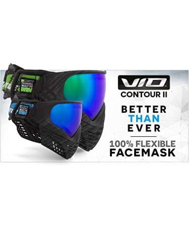 Virtue VIO Paintball Goggles/Masks - Graphic Black Emerald | Dual Pane Thermal Anti-Fog Lenses Contour II - Buy Online on GoSupps.com