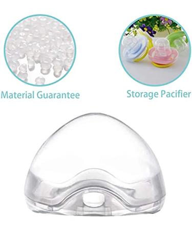 Voarge 5pcs Pacifier Case - Transparent Storage Box for Baby Pacifiers | Secure & Convenient International Shipping - Buy Online on GoSupps.com